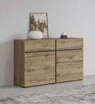 OTTO home Sideboard "Cross,Breite 119,5 cm, moderne grifflose Kommode,2 T&uuml;ren/2