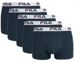 Boxershorts FILA "Boxershort 5er Pack", Herren, Gr. M, blau, Obermaterial: 95%