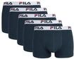 Boxershorts FILA "Boxershort 5er Pack", Herren, Gr. M, blau, Obermaterial: 95%