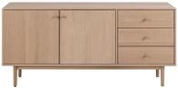 ACTONA GROUP Anrichte "Aston" Sideboard, Eiche/furnier, 2 T&uuml;ren, 2 B&ouml;den, 3