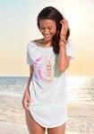 Venice Beach Longshirt mit Frontprint, Shirtkleid, Strandkleid, luftig und...