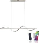 LED Pendelleuchte "Q-SWING", stahlfarben, 1, 1 Stk., NEUHAUS Q SMART HOME LIGHTS,