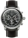 Chronograph ZEPPELIN "100 Jahre", schwarz (schwarz, anthrazit), Armbanduhren, Herren,