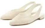 Ballerina LASCANA "Sling-Ballerina, Sandale", Damen, Gr. 41, beige, Obermaterial: