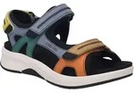 Sandale JOSEF SEIBEL "Estelle 02, multicolor", Damen, Gr. 43, bunt (multicolor),