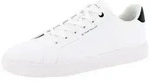 Sneaker TOM TAILOR, Herren, Gr. 44, wei&szlig;, Lederimitat, kontrastfarbene Details,