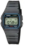 Chronograph, schwarz, CASIO TIMELESS COLLECTION, Armbanduhren, Damen, schwarz,