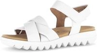 Gabor Riemchensandale, Sommerschuh, Keilsandalette, Bequemschuh mit Klettverschluss