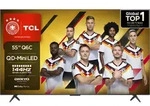 TCL Mini-LED-Fernseher "55Q6CX1", Energieeffizienz: F (A-G), schwarz, 55, Fernseher,
