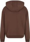 Hoodie URBAN CLASSICS "Urban Classics Fluffy Hoody", Herren, Gr. 5XL, chocolatebraun,