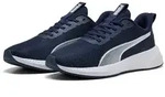 Laufschuh PUMA "FLYER LITE 3", Damen, Gr. 44, blau (puma navy, puma wei&szlig;), Textil,