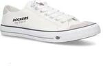 Slip-On Sneaker DOCKERS BY GERLI, Herren, Gr. 49, wei&szlig;, Textil, Veloursleder,