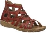 Sandale JOSEF SEIBEL "Ivy 06, rot", Damen, Gr. 36, rot, Obermaterial: 100% Rindsleder