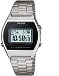 Chronograph CASIO VINTAGE, silber (edelstahlfarben, schwarz), Armbanduhren,...