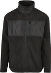 Fleecejacke URBAN CLASSICS "Urban Classics Herren Patched Micro Fleece Jacket",