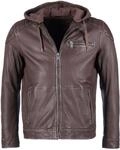 Lederjacke MUSTANG "31023163", Herren, Gr. M, braun (schwarz braun), Obermaterial: