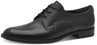 Schn&uuml;rschuh TAMARIS, Damen, Gr. 39, schwarz, Leder, Schuhe Schn&uuml;rschuh,