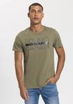 Bruno Banani T-Shirt kurz&auml;rmelig, schmal geschnitten, bedruckt, aus Baumwolle