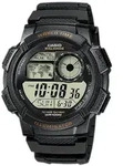 Chronograph "AE-1000W-1AVEF", schwarz, CASIO TIMELESS COLLECTION, Armbanduhren,
