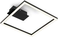 BRILONER LEUCHTEN Deckenleuchte "Frame NICI", schwarz-wei&szlig; (schwarz, wei&szlig;),