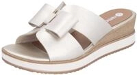 Remonte Pantolette Keilabsatz, Sommerschuh mit sch&ouml;ner Zierschleife