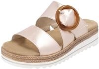 Remonte Pantolette, Keilabsatz, Sommerschuh, Schlappen mit Zierschnalle