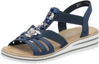 Rieker Riemchensandale Sommerschuh, Sandalette, Keilabsatz, mit sommerlicher