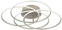 GLOBO LIGHTING Deckenleuchte "KOMBOS", nickel matt, &Oslash; 51,5cm H: 11,4cm, 1 Stk.,
