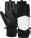 Skihandschuhe REUSCH "Amira GORE-TEX", Damen, Gr. 6, schwarz-wei&szlig; (schwarz, wei&szlig;),