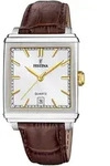 Quarzuhr FESTINA "On The Square", braun (braun, silberfarben), Armbanduhren, Damen,