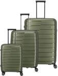 travelite Trolleyset "AIR BASE 3-teilig Reisekoffer Hartschale" mit TSA-Schloss und