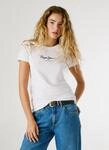 Pepe Jeans T-Shirt "NEW VIRGINIA" mit Logo-Print