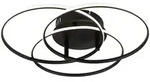GLOBO LIGHTING Deckenleuchte "KOMBOS", schwarz (schwarz matt), &Oslash; 45,6cm H: 9,4cm, 1