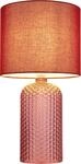 GLOBO LIGHTING Tischleuchte "SOFIA", rot, &Oslash; 26,5cm H: 50cm, 1 Stk., Leuchten,