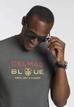 DELMAO T-Shirt Kurzarm, bedruckt, Rundhals, aus 100% Baumwolle