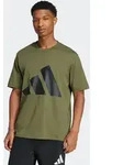 T-Shirt ADIDAS SPORTSWEAR "ESSENTIALS BIG LOGO", Herren, Gr. XXL, gr&uuml;n (olive