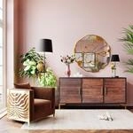 Kare Design Wandspiegel "Wandspiegel Pieces Gold &Oslash;100cm"