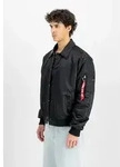Bomberjacke ALPHA INDUSTRIES "Coach Logo Jacket", Herren, Gr. S, schwarz,