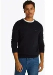 Rundhalspullover TOMMY HILFIGER "ESSENTIAL COTTON", Herren, Gr. XXL, blau (desert