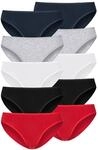 petite fleur Bikinislip 10er-Pack, aus elastischer Baumwolle