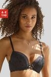 LASCANA Push-up-BH mit sexy B&auml;nderoptik vorn, Dessous