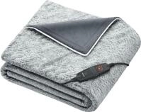BEURER Heizdecke "HD 75 Nordic Grey Green Planet, aus recycelten Materialien"