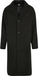 Langmantel URBAN CLASSICS "Urban Classics Herren Long Coat", Herren, Gr. L, schwarz,