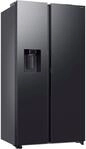 Samsung Side-by-Side RS80F "RS80F66KBFEF" 178 cm hoch 91,2 cm breit