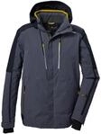 Skijacke KILLTEC "KSW 69 MN SKI JCKT", Herren, Gr. L, blau (marine), Obermaterial: