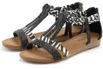 Sandale LASCANA "Sommerschuh, Sandalette, offener Schuh", Damen, Gr. 37,