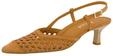 Slingpumps PAUL GREEN "Paul Green Pumps Nubukleder/Textil", Damen, Gr. 37,5, braun,