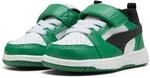 Sneaker PUMA "Rebound V6 Low Sneakers Kinder", Kinder, Gr. 23, schwarz-wei&szlig; (wei&szlig;