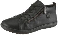 Sneaker RIEKER, Damen, Gr. 37, gr&uuml;n (dunkelgr&uuml;n), Lederimitat, Schuhe Sneaker,
