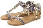 Sandale LASCANA "Sommerschuh, Sandalette, offener Schuh", Damen, Gr. 37, beige